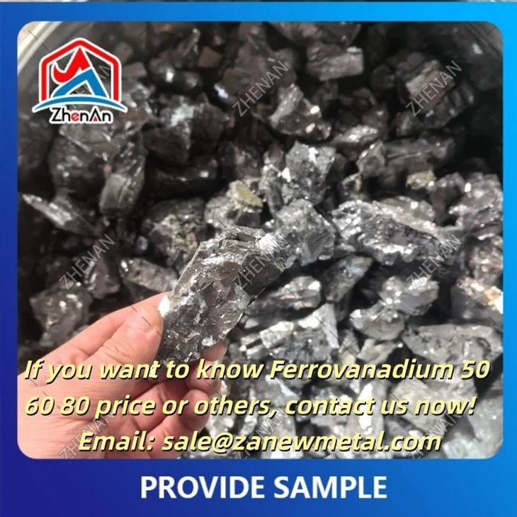 50-100mm Industrial Grade 60% Ferro Vanadium factory
