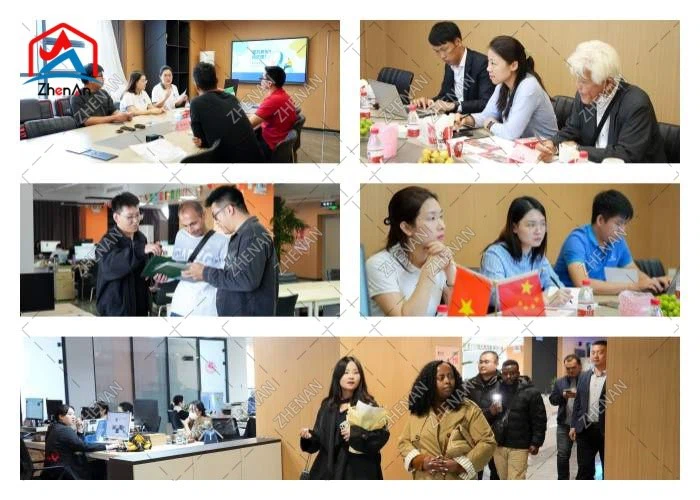 Overseas Delegation Touring ZhenAn's Showroom and Reviewing Ferrovanadium 60 Samples Overseas Delegation Touring ZhenAn's Showroom and Reviewing Ferrovanadium 60 Samples